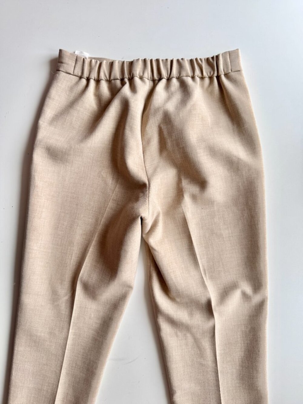 Aritzia BABATON Conan Heather Gold Camel (Re)Essential Trousers Pants, Size 8 - Picture 5 of 13